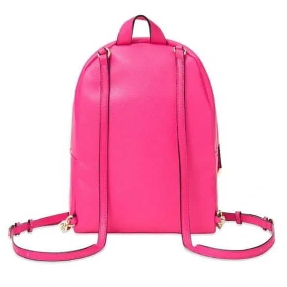 Victoria’s Secret | Hot Pink Mini Quilted & Gold Chain Backpack - Picture 14 of 15